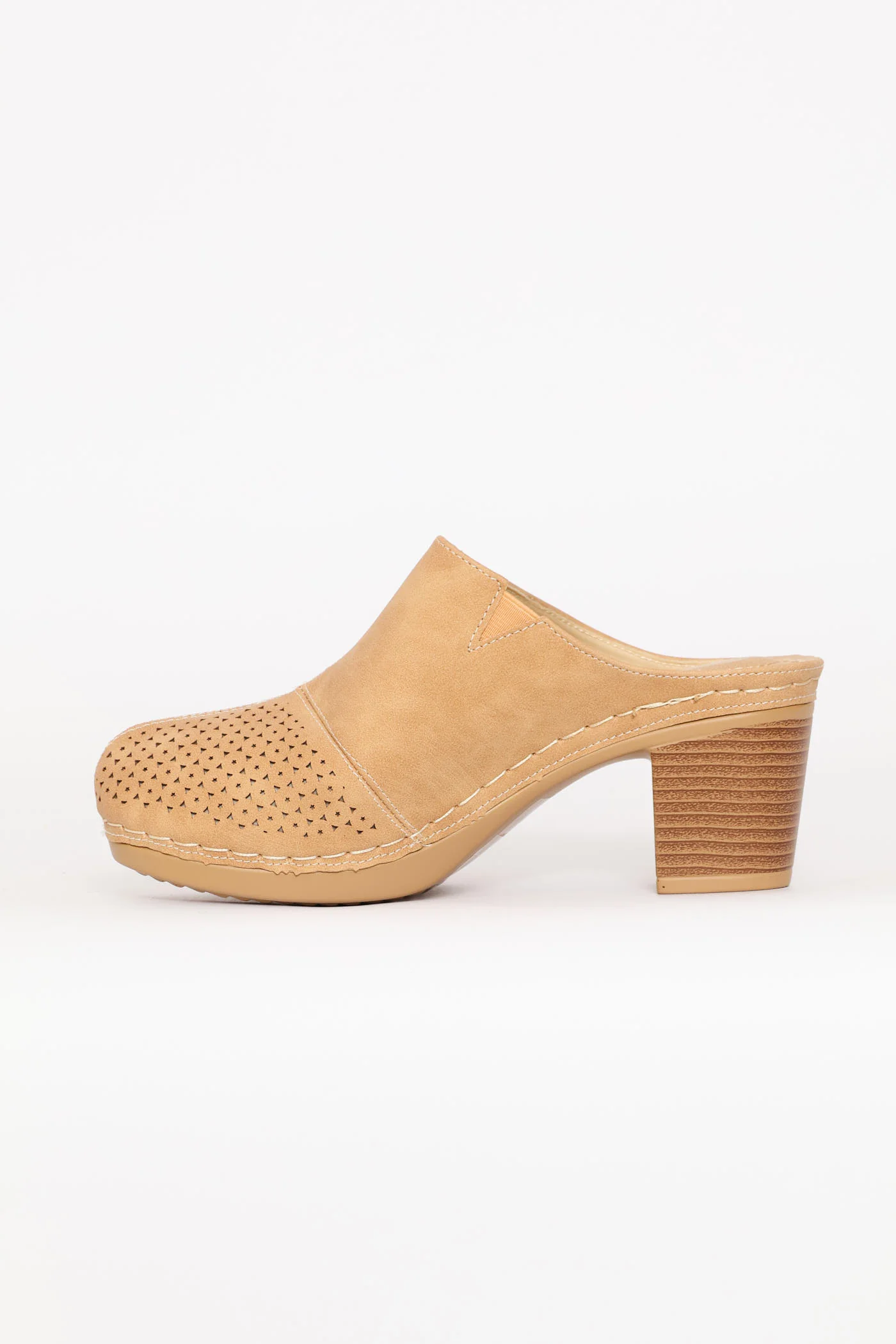 Soft Seanna Clog Heel - Mocha - Image 2