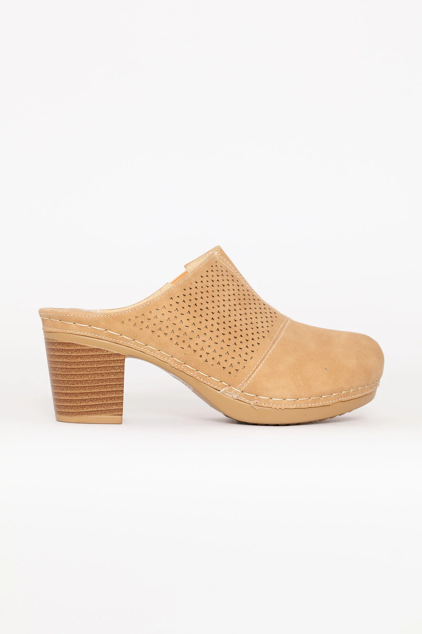 Soft Seanna Clog Heel - Mocha - Image 3