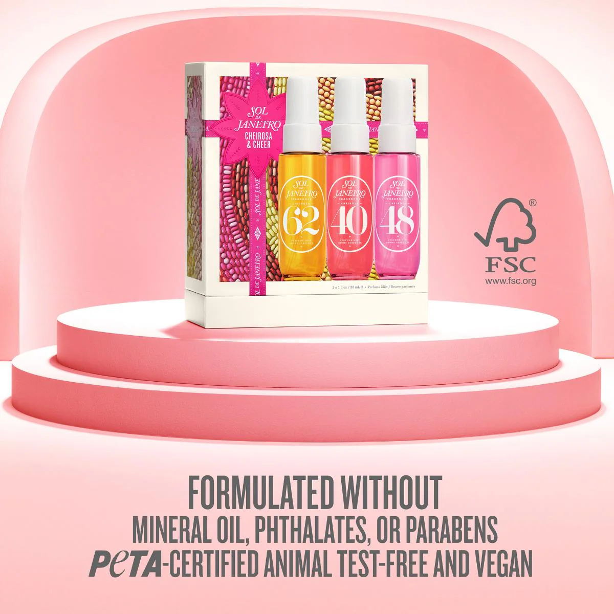 Cheirosa & Cheer Perfume Mist Trio Set - Image 6