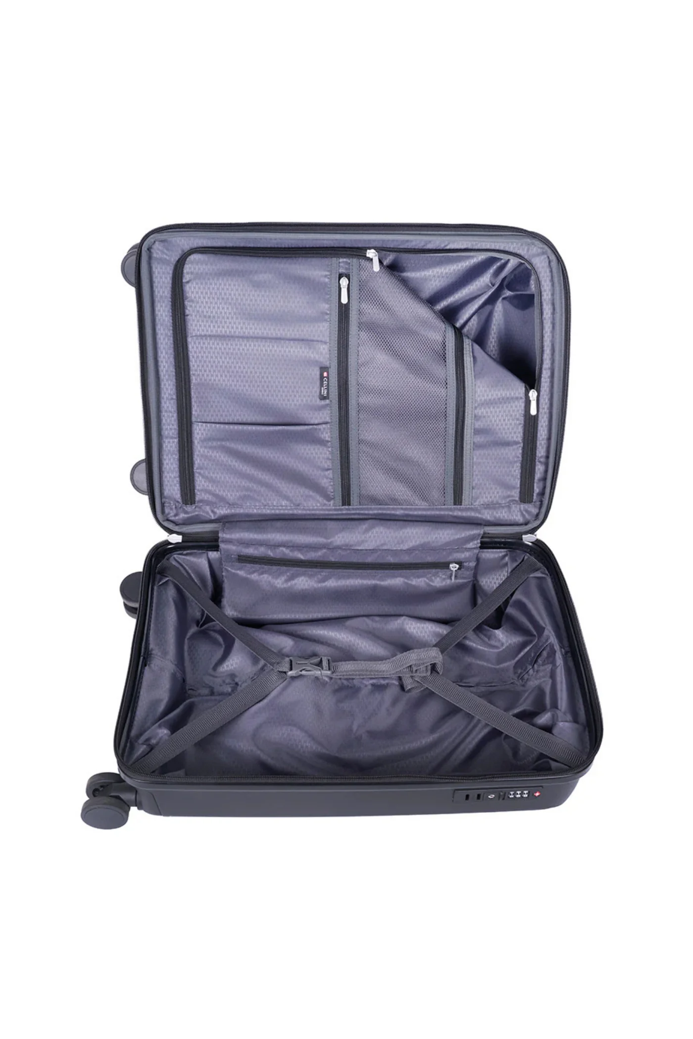 Sonic Carry On Trolley Case - Black - Image 5