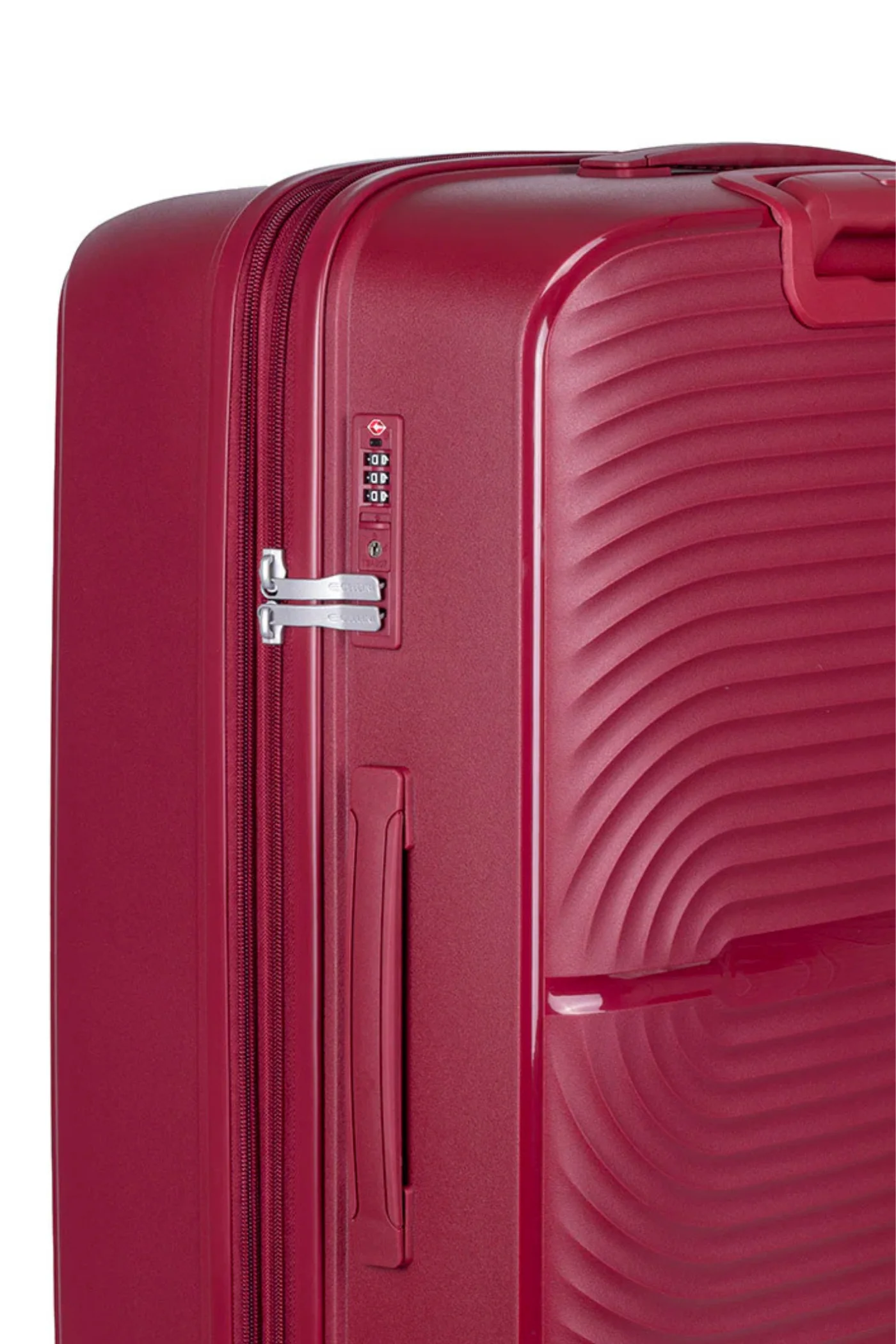 Sonic Carry On Trolley Case - Burgundy - Image 3