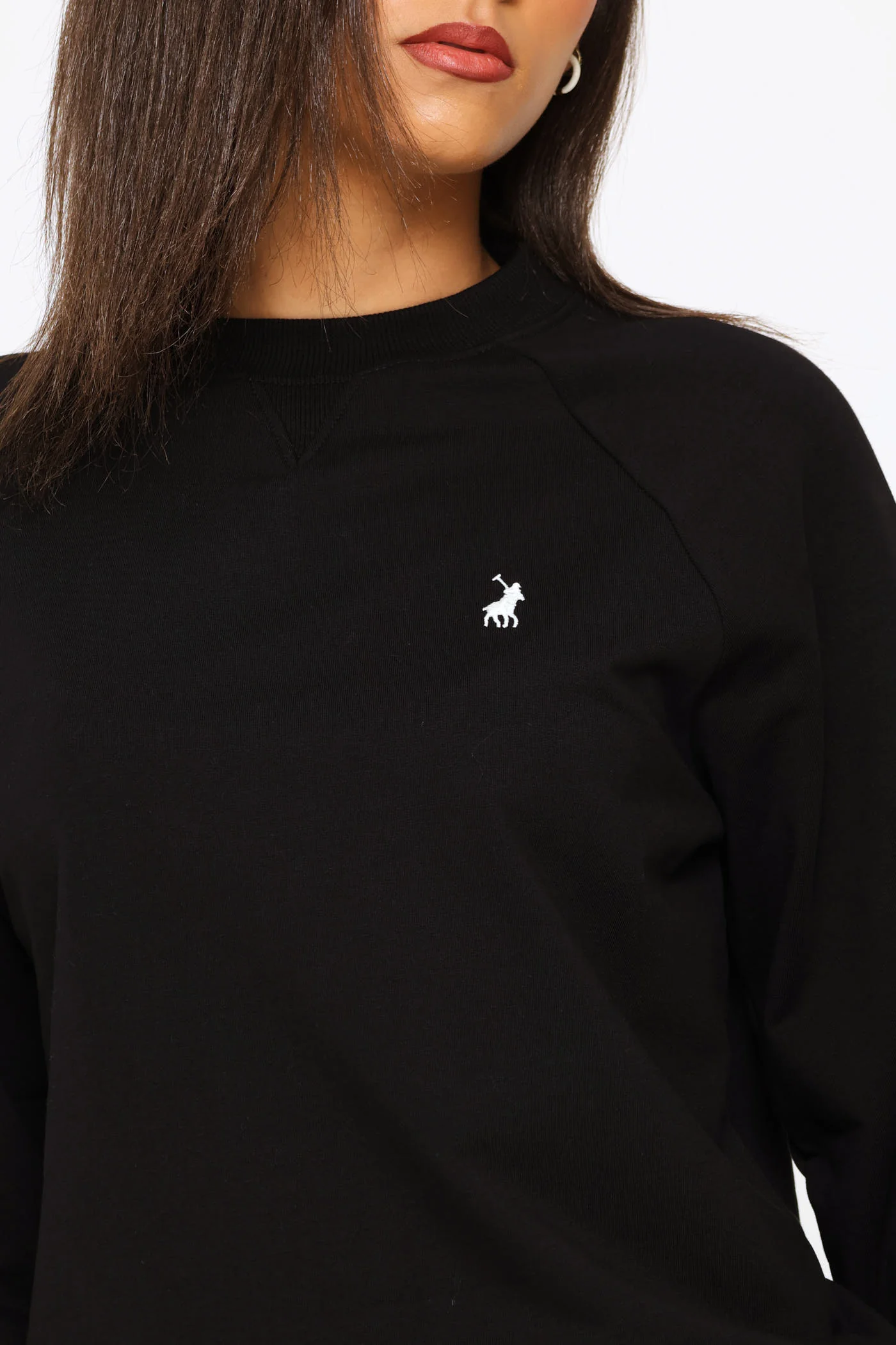 Sophia Long Sleeve Track Top - Black - Image 2