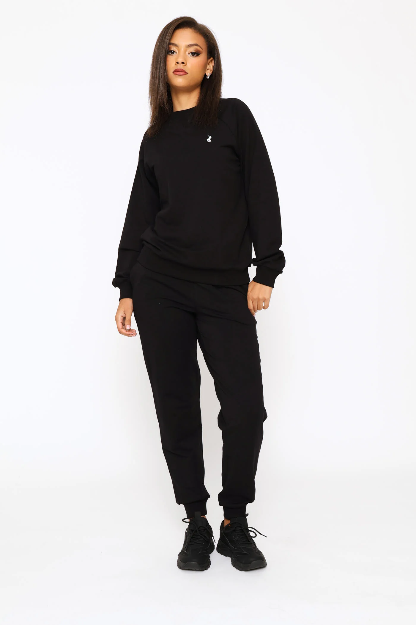 Sophia Long Sleeve Track Top - Black - Image 5