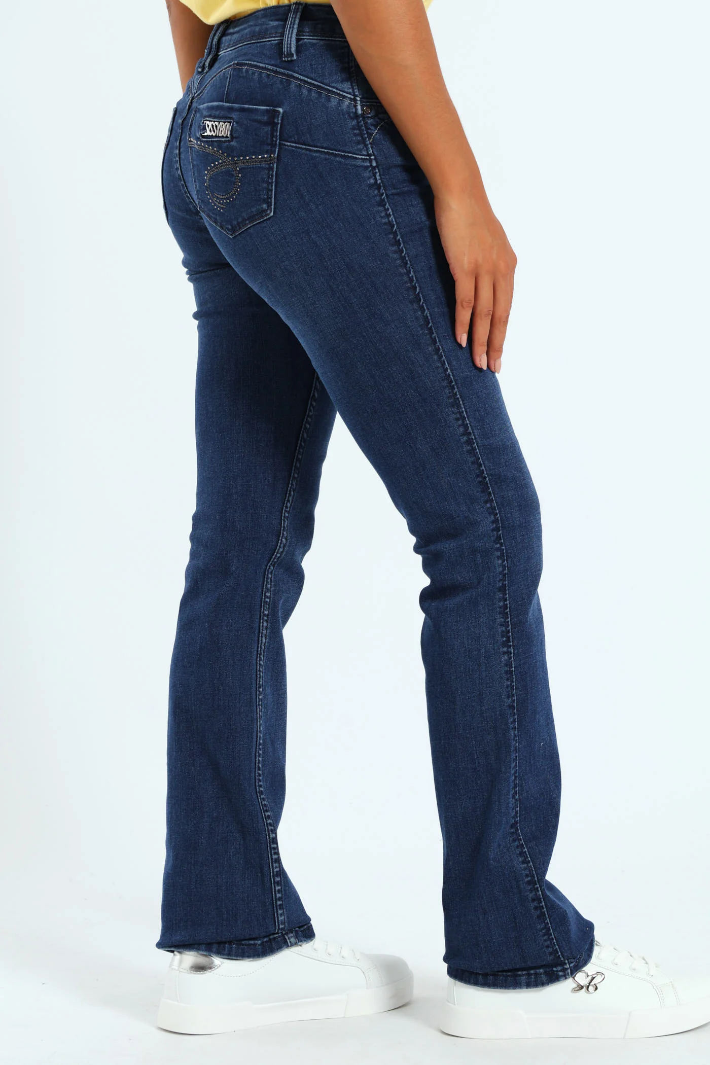 Southern Bumbooster Bootleg Jean - Dark Blue - Image 3