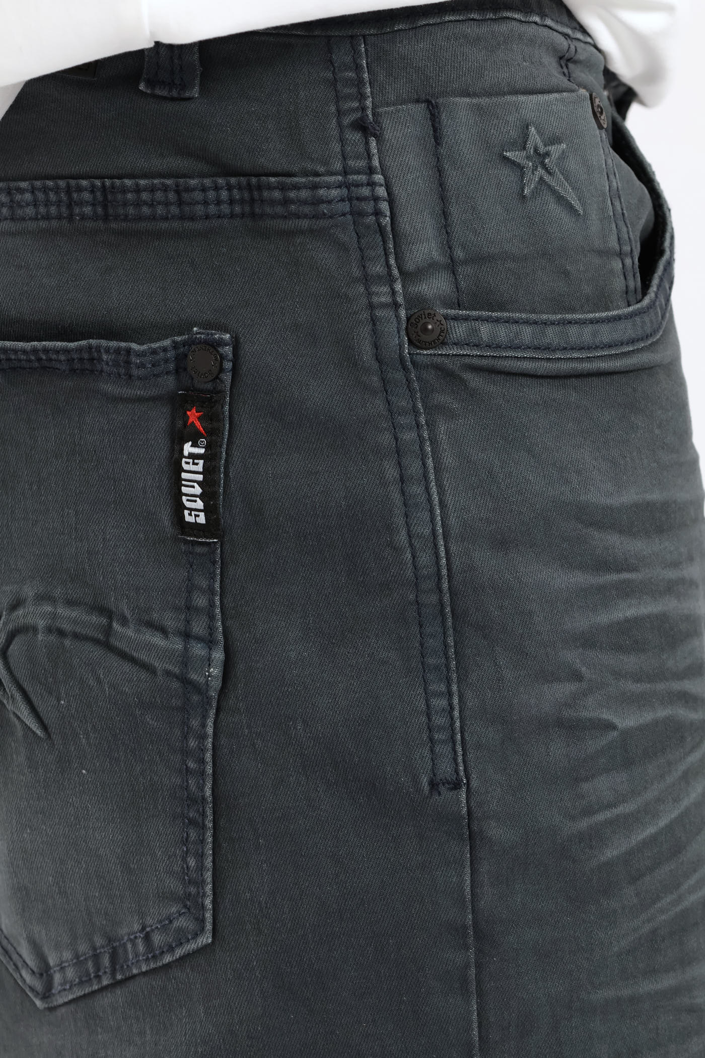 Soviet Terminator Straight Denim - Petrol - Image 6