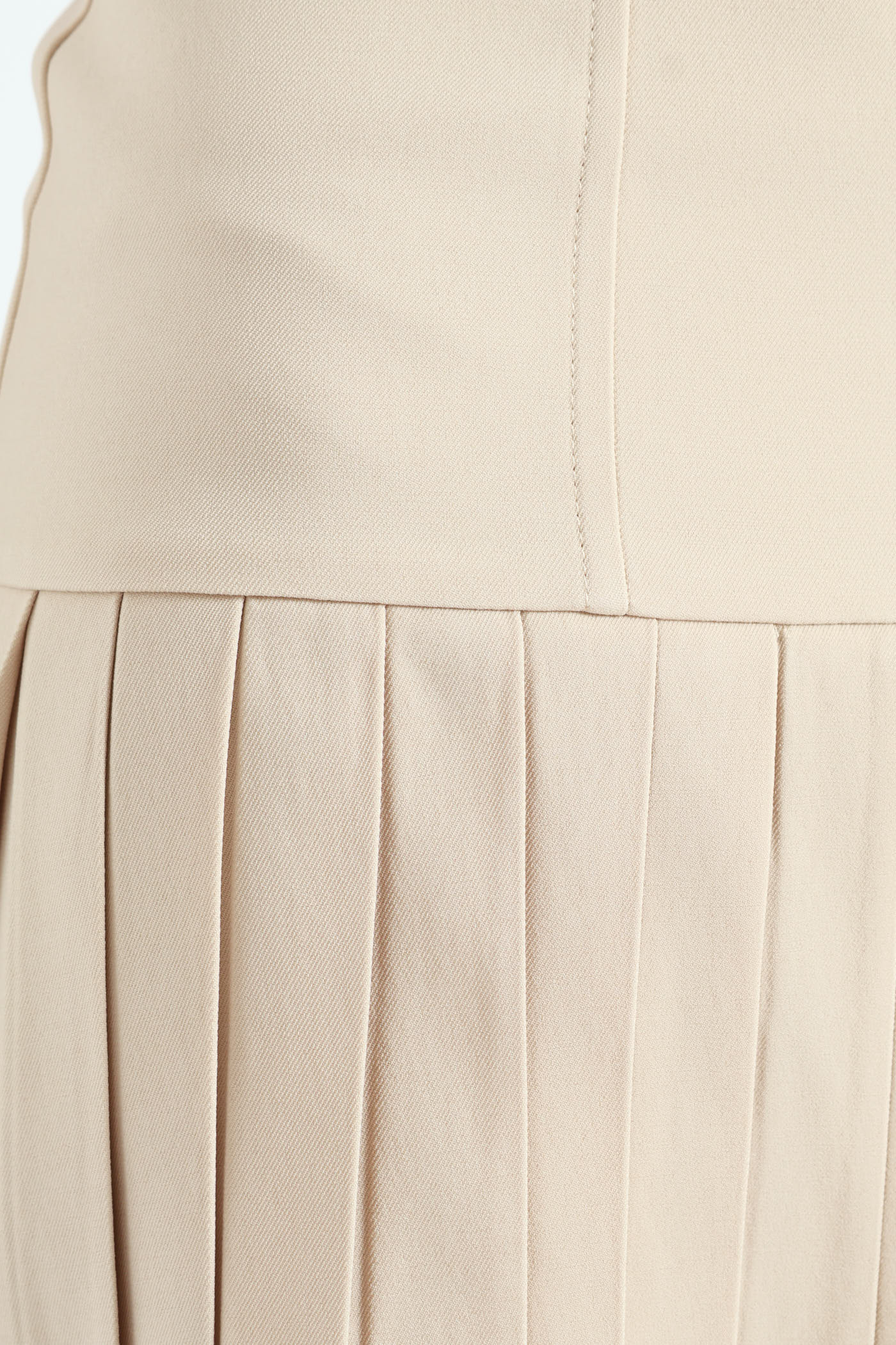 Spaghetti Strap Mini Dress - Champagne - Image 6