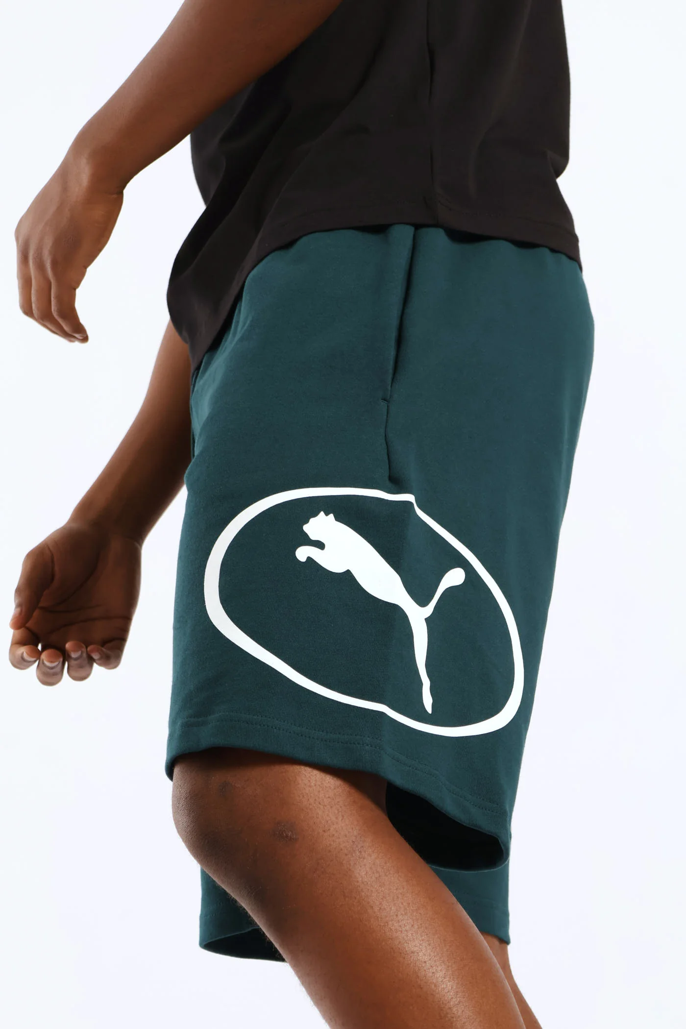 Sport Graphic Short - Forest Green - Image 2