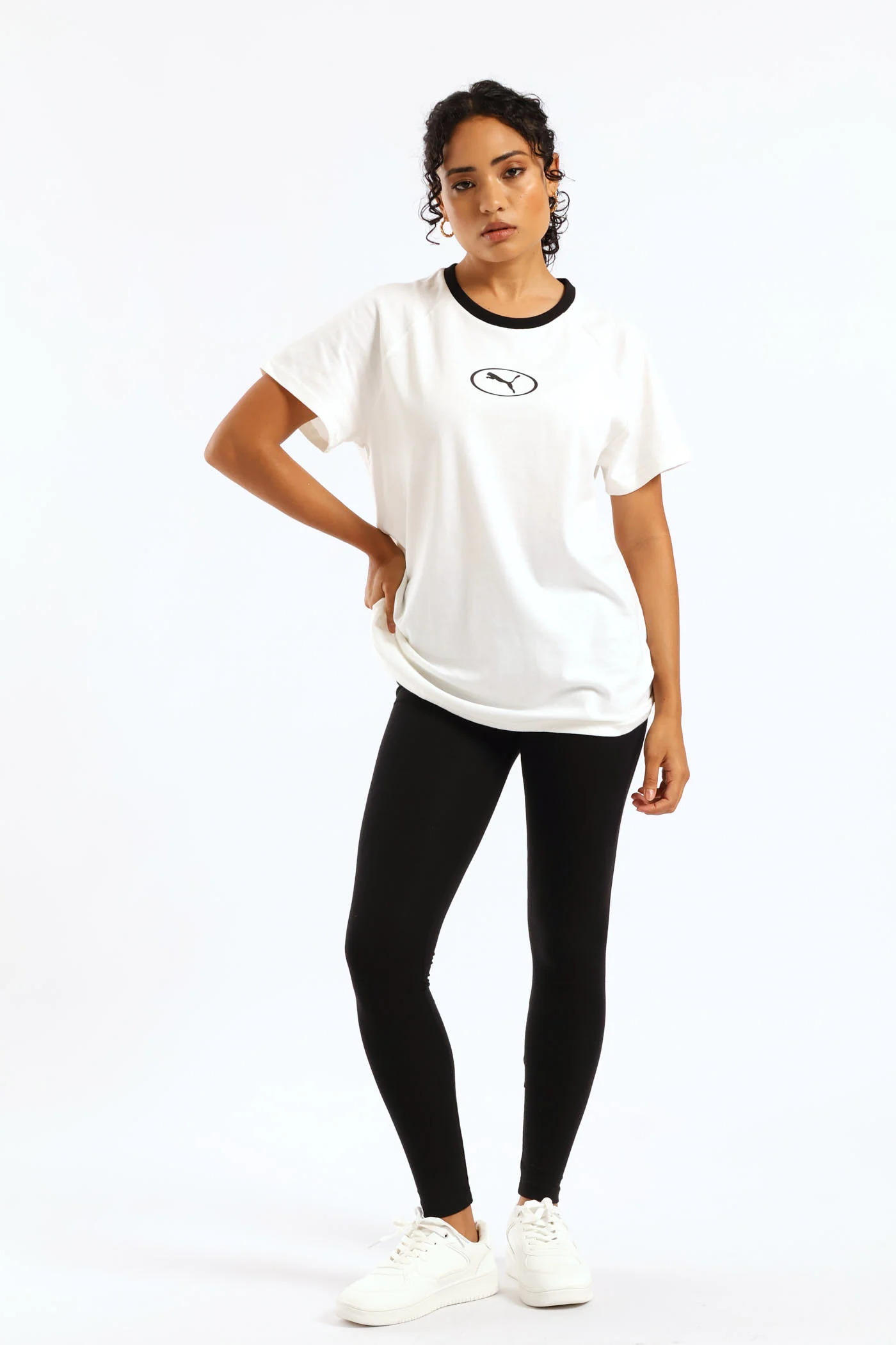 Sport Graphic Tee - White - Image 5