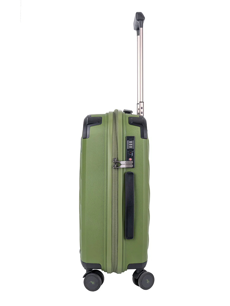 Sport Hard Shell Carry On Trolley Case - Green - Image 3
