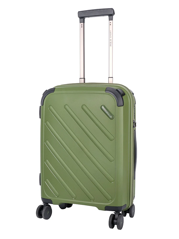 Sport Hard Shell Carry On Trolley Case - Green - Image 4