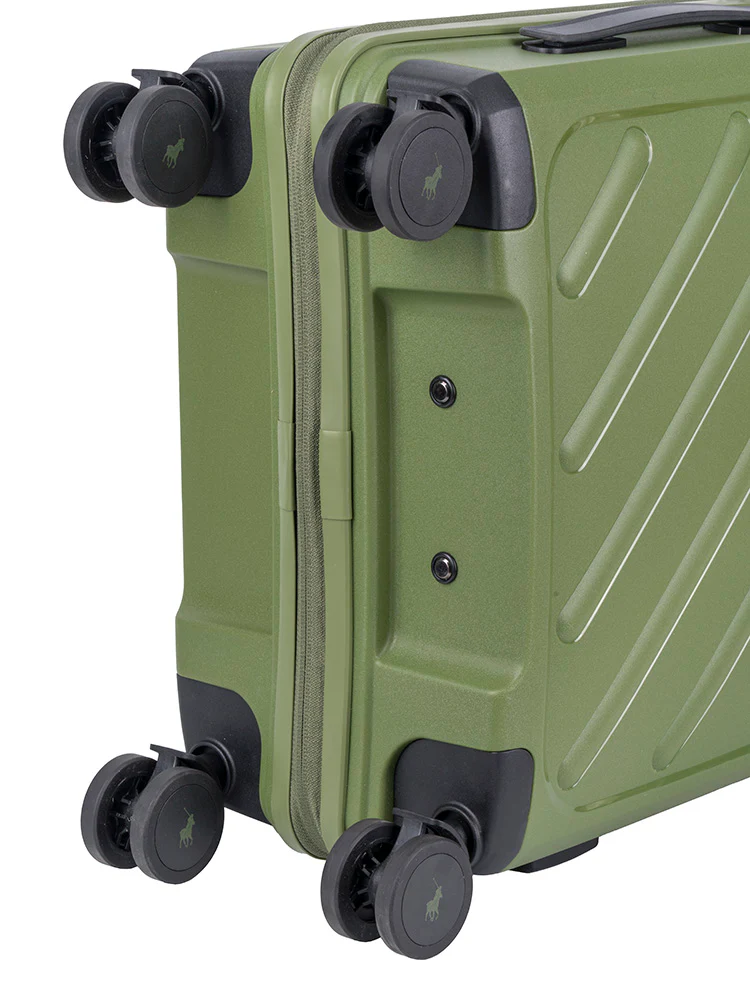 Sport Hard Shell Carry On Trolley Case - Green - Image 9