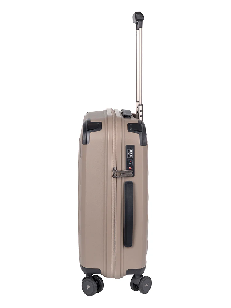 Sport Hard Shell Carry On Trolley Case - Stone - Image 3