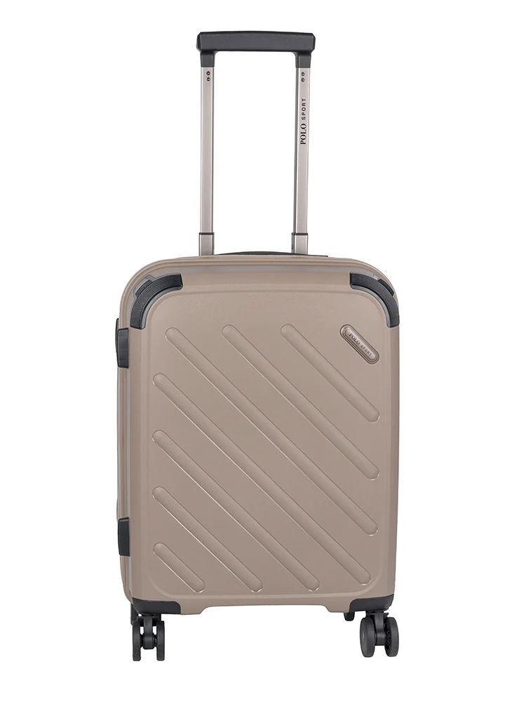 Sport Hard Shell Carry On Trolley Case - Stone - Image 6