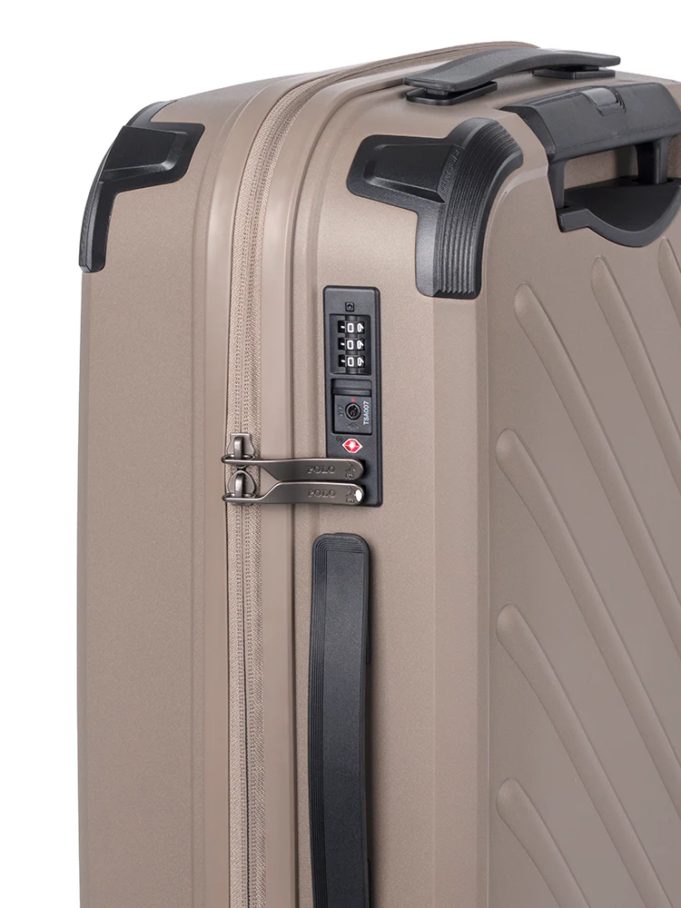 Sport Hard Shell Carry On Trolley Case - Stone - Image 8