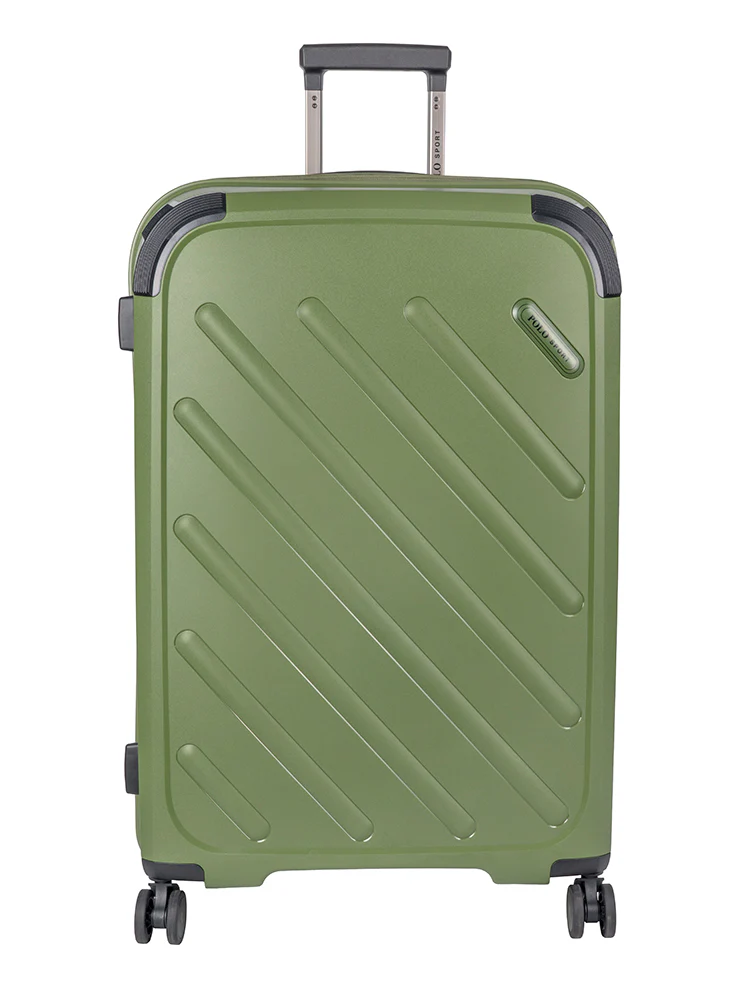 Sport Hard Shell Large Trolley Case - Green - Image 6