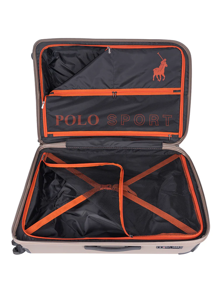Sport Hard Shell Large Trolley Case - Stone - Image 2