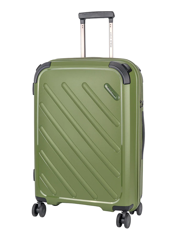 Sport Hard Shell Medium Trolley Case - Green - Image 4
