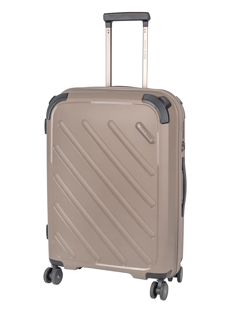 Sport Hard Shell Medium Trolley Case - Stone - Image 4