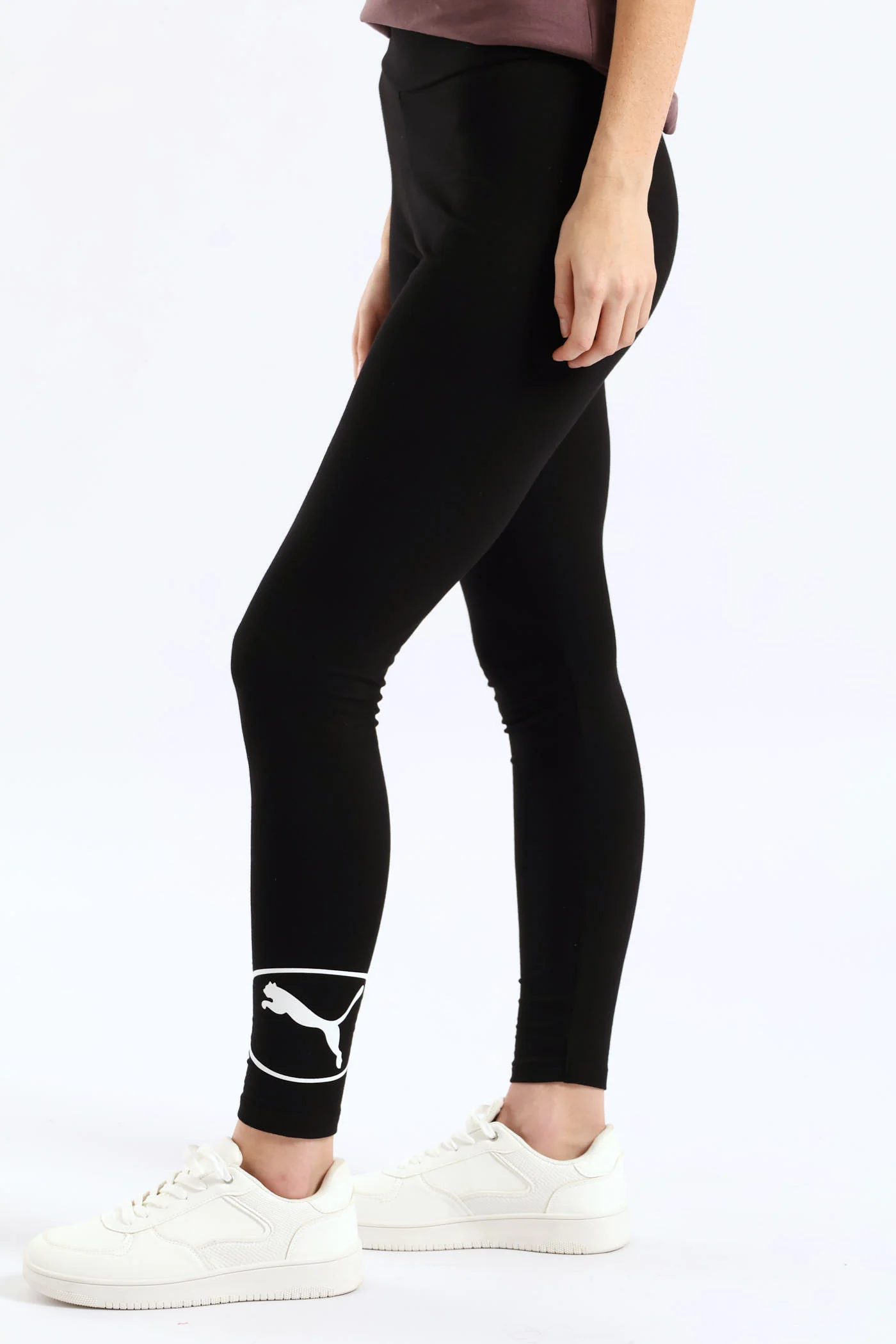 Sport High-Waist Leggings - Black - Image 2
