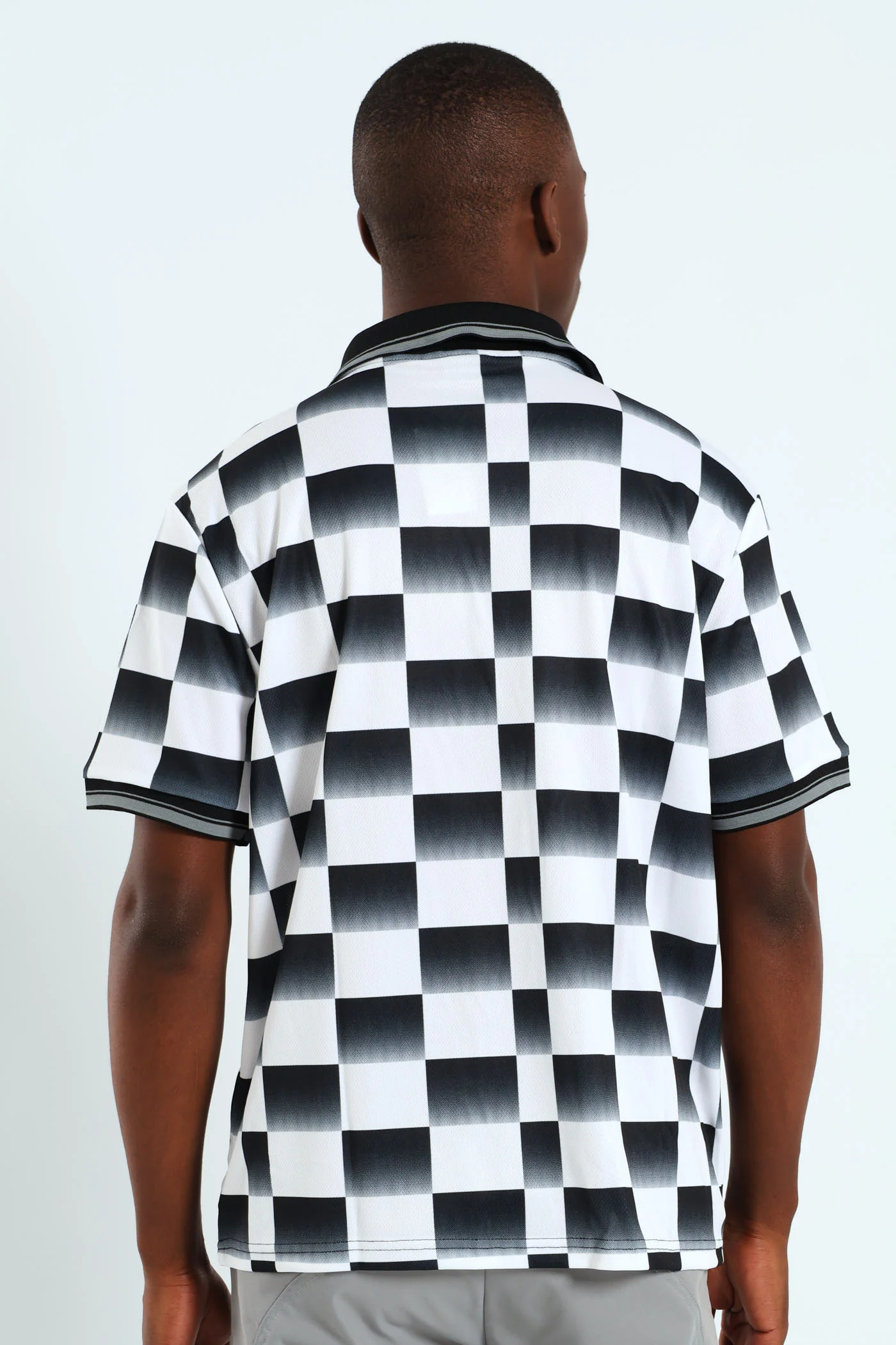 Check Sport Jersey Golfer - White - Image 3