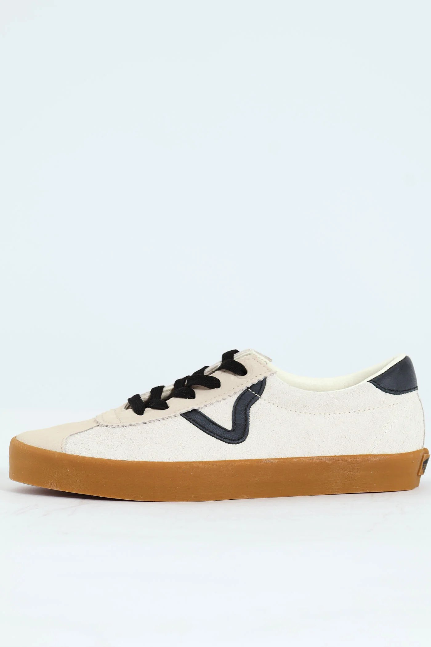 Sport Low Vulcanised Lace Up Sneaker - Off White - Image 6