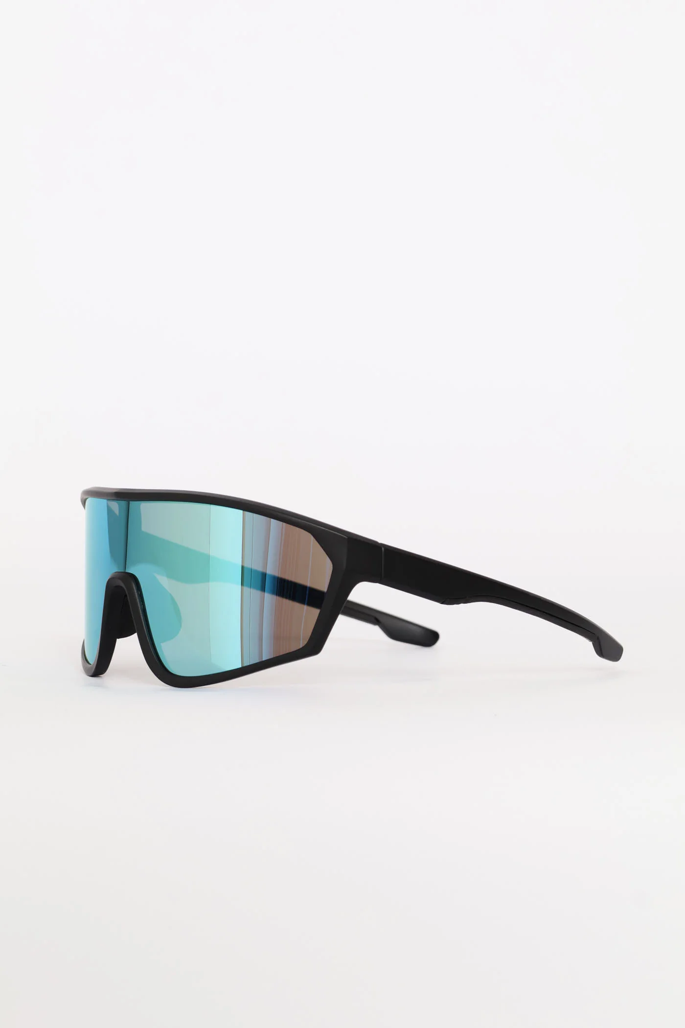 Sport Shield Sunglasses - Black - Image 3