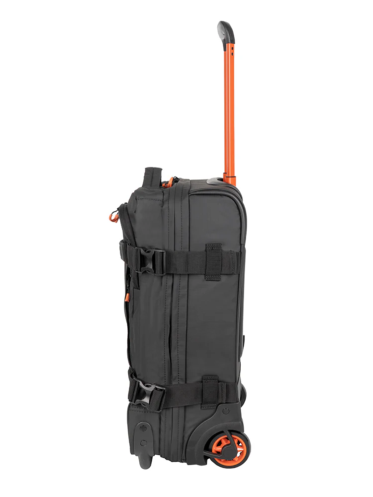 Sport Trolley Duffle-Carry On Bag - Black - Image 3