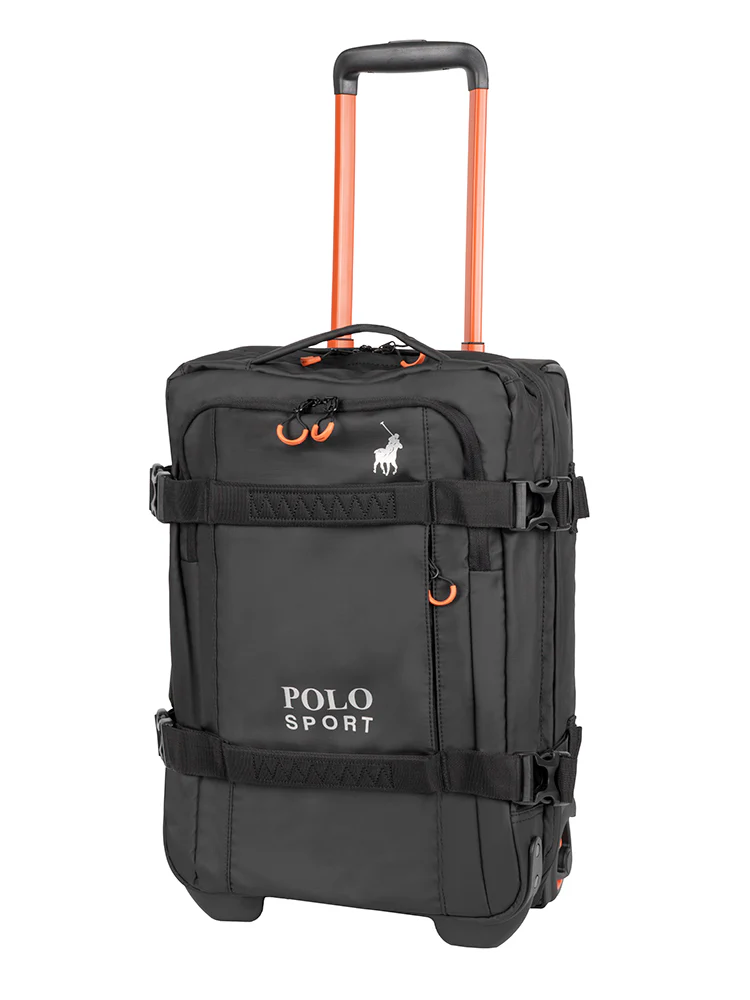 Sport Trolley Duffle-Carry On Bag - Black - Image 4
