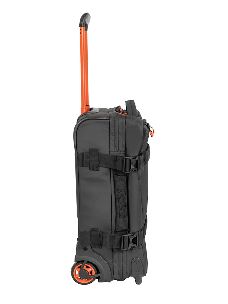 Sport Trolley Duffle-Carry On Bag - Black - Image 5