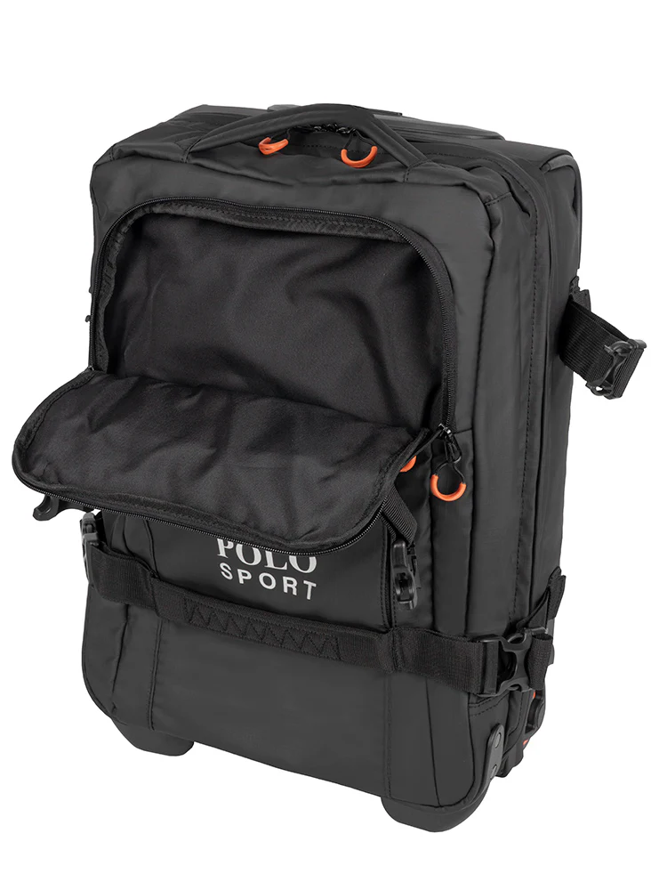 Sport Trolley Duffle-Carry On Bag - Black - Image 8