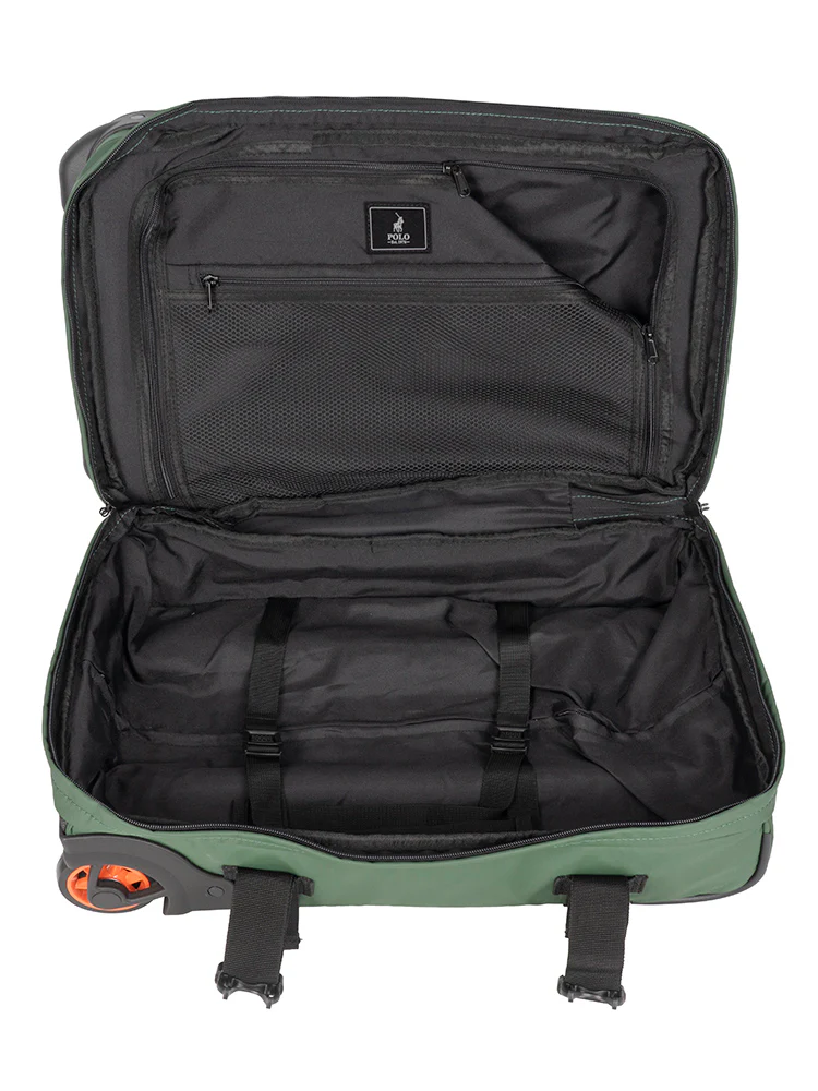 Sport Trolley Duffle-Carry On Bag - Green - Image 2