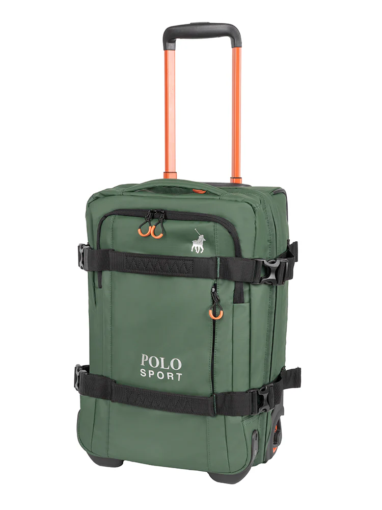 Sport Trolley Duffle-Carry On Bag - Green - Image 4