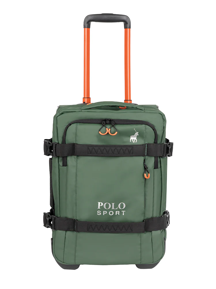 Sport Trolley Duffle-Carry On Bag - Green - Image 6