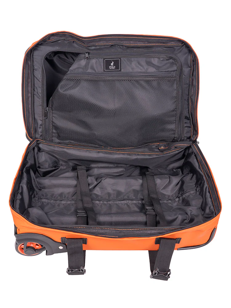 Sport Trolley Duffle-Carry On Bag - Orange - Image 2