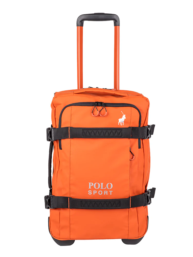 Sport Trolley Duffle-Carry On Bag - Orange - Image 4