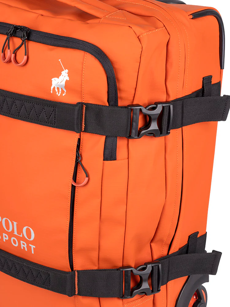 Sport Trolley Duffle-Carry On Bag - Orange - Image 7