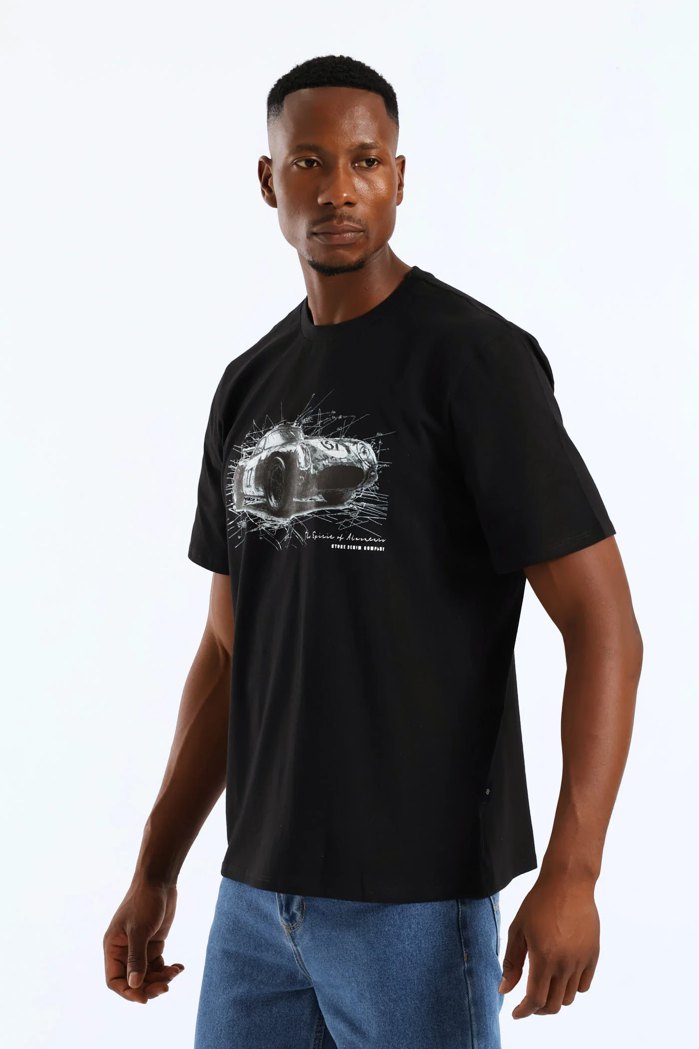 Sportscar Spirit Of Adventure Tee - Black - Image 3