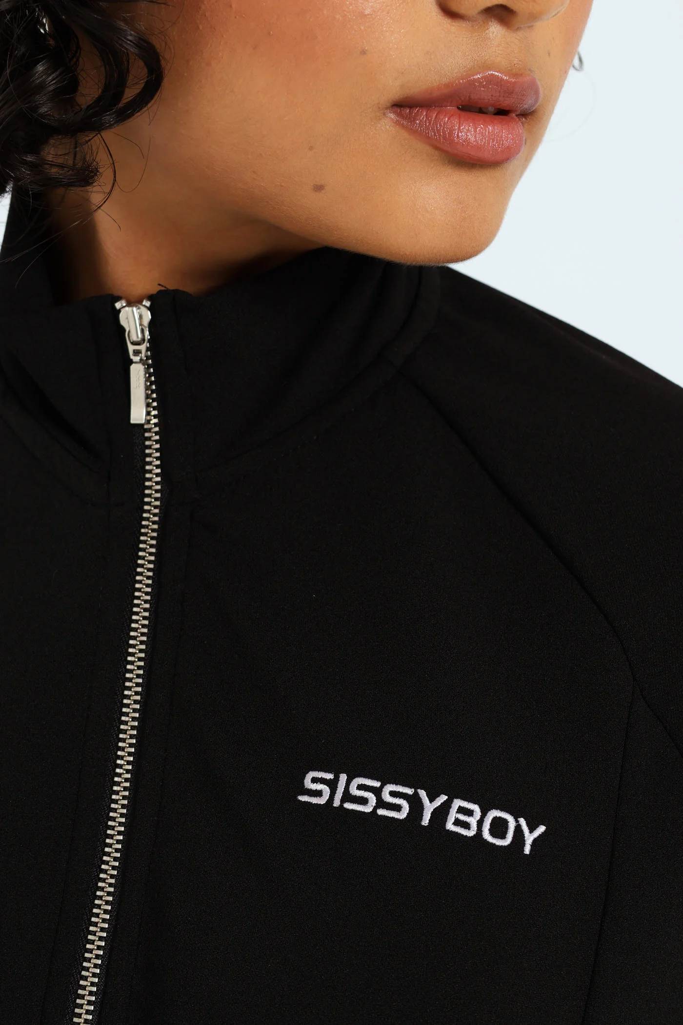 Sporty Cropped Jacket - Black - Image 7