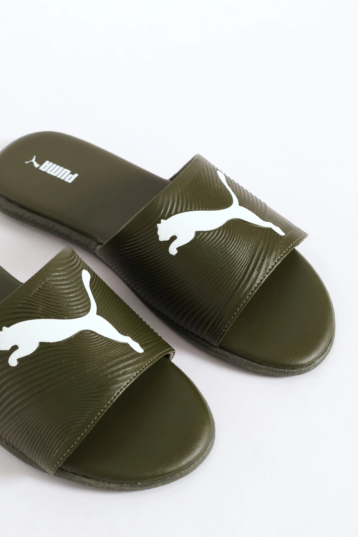 Sporty Embossed Zadp 2.0 Slide Sandal - Olive - Image 2