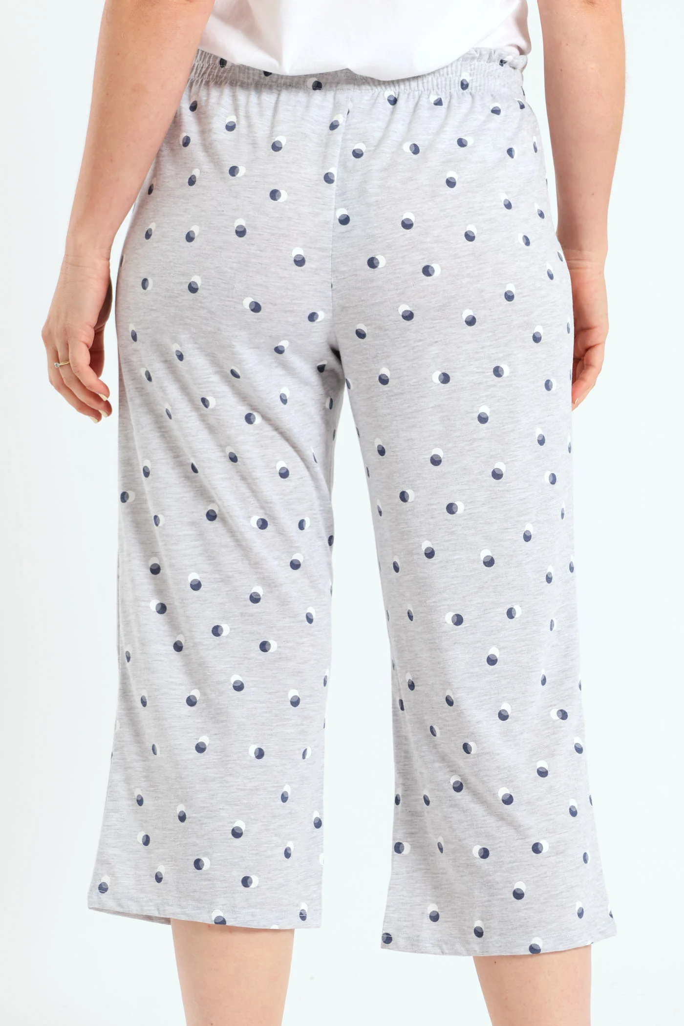 Spot Capri Pant - Grey Melange - Image 3