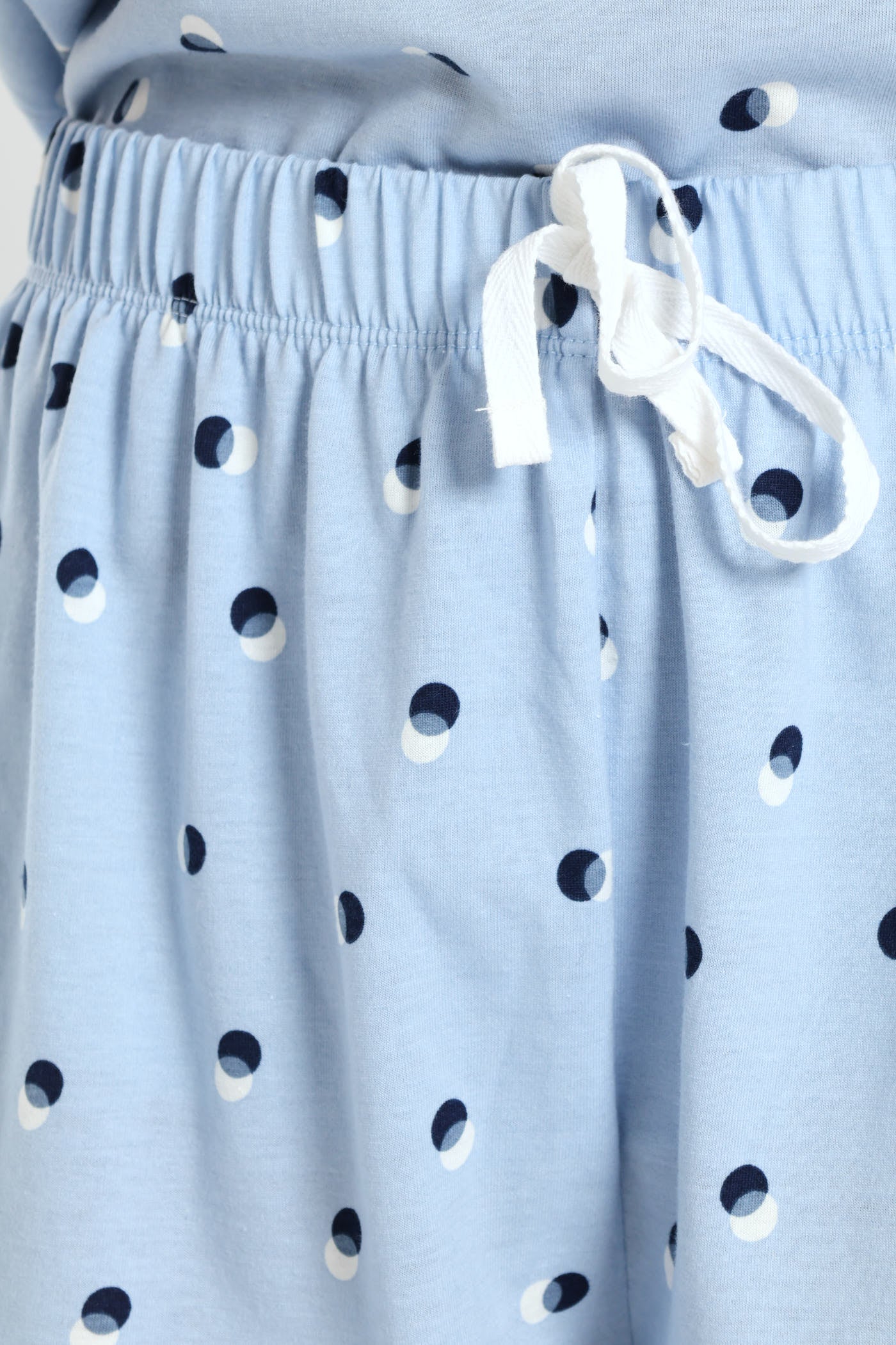 Spot Knit Sleep Short - Light Blue - Image 5
