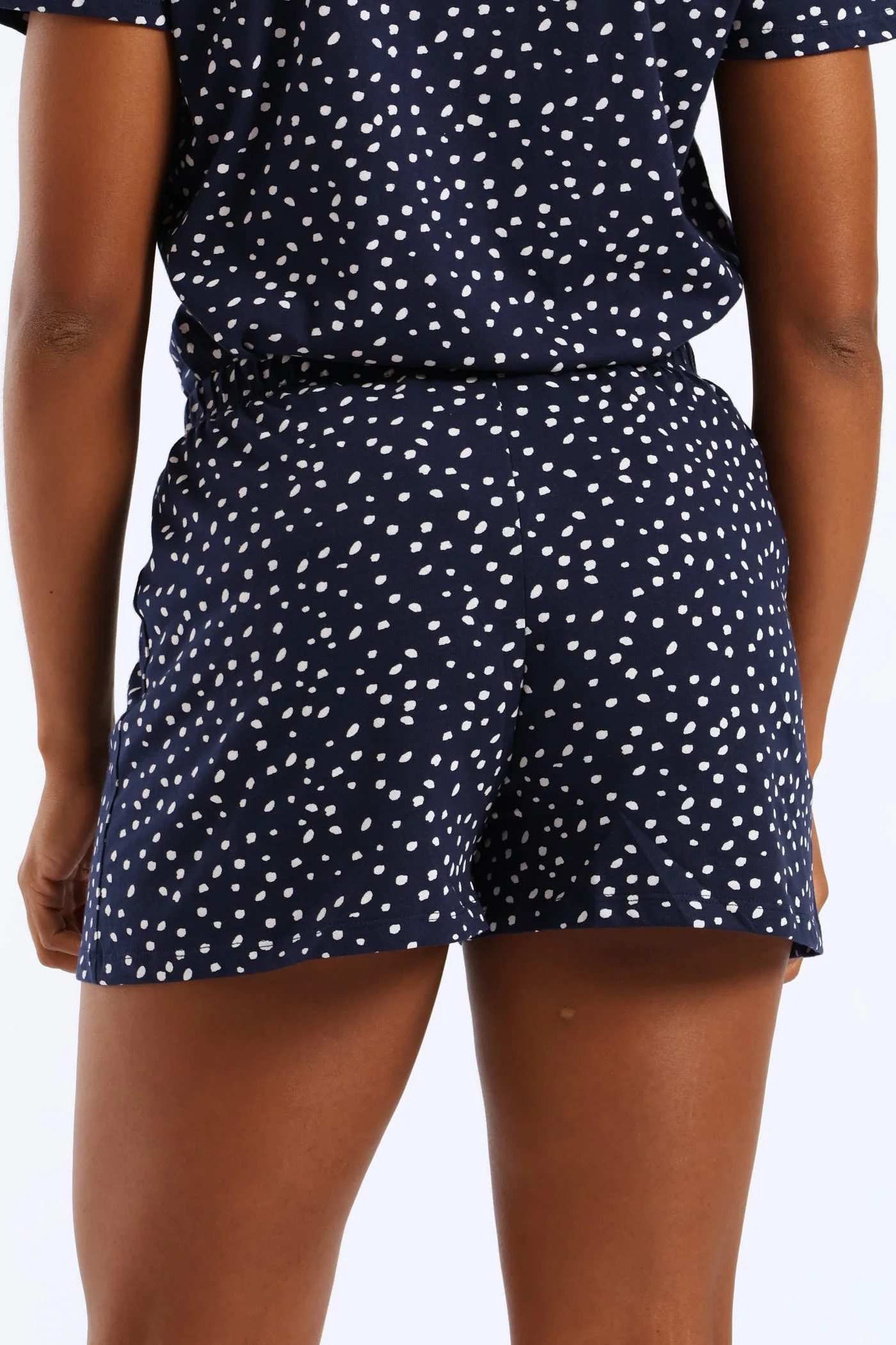 Spots Sleep Short - Navy/White - Image 4