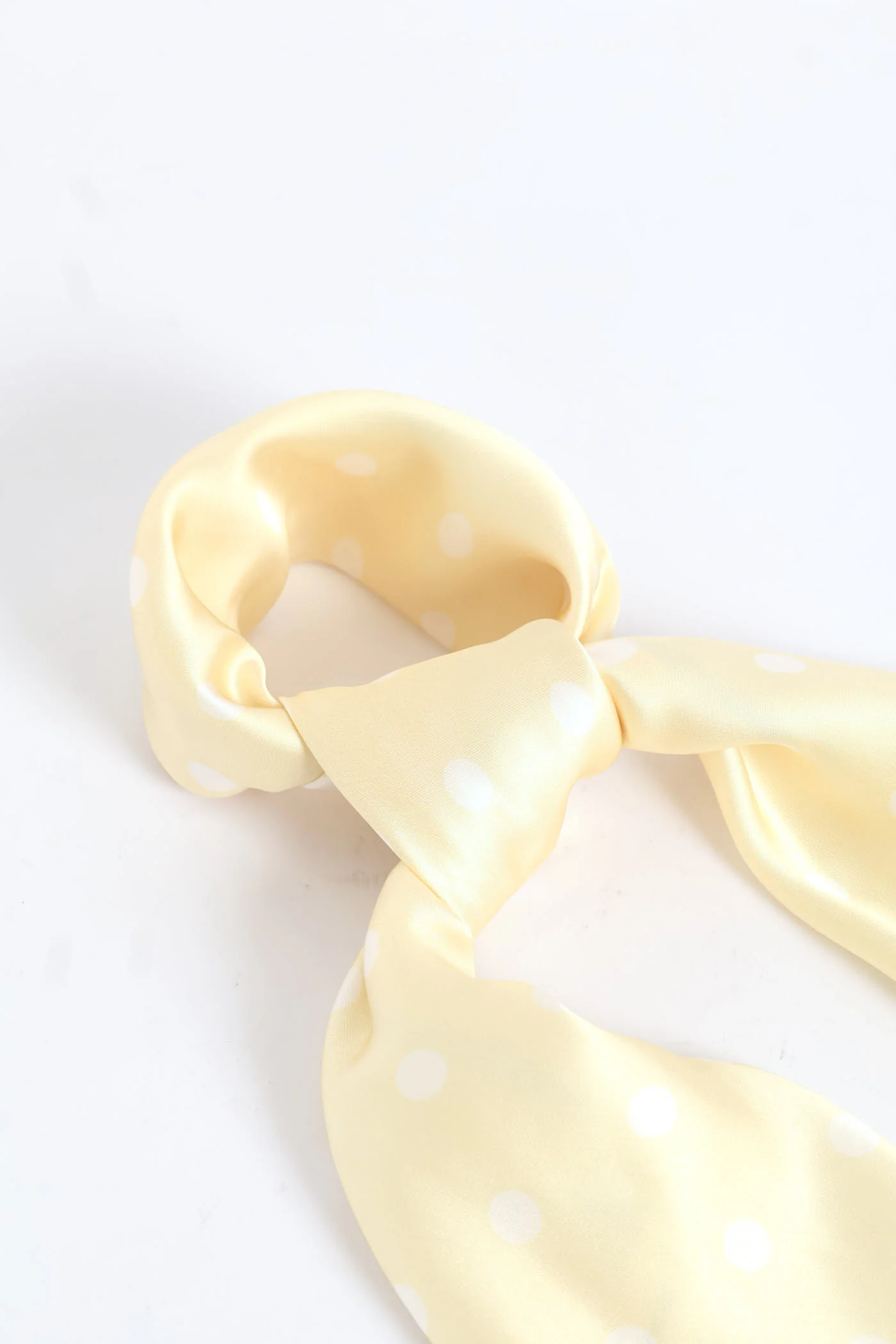 Spotted Neckerchief - Butter Yellow - Image 5