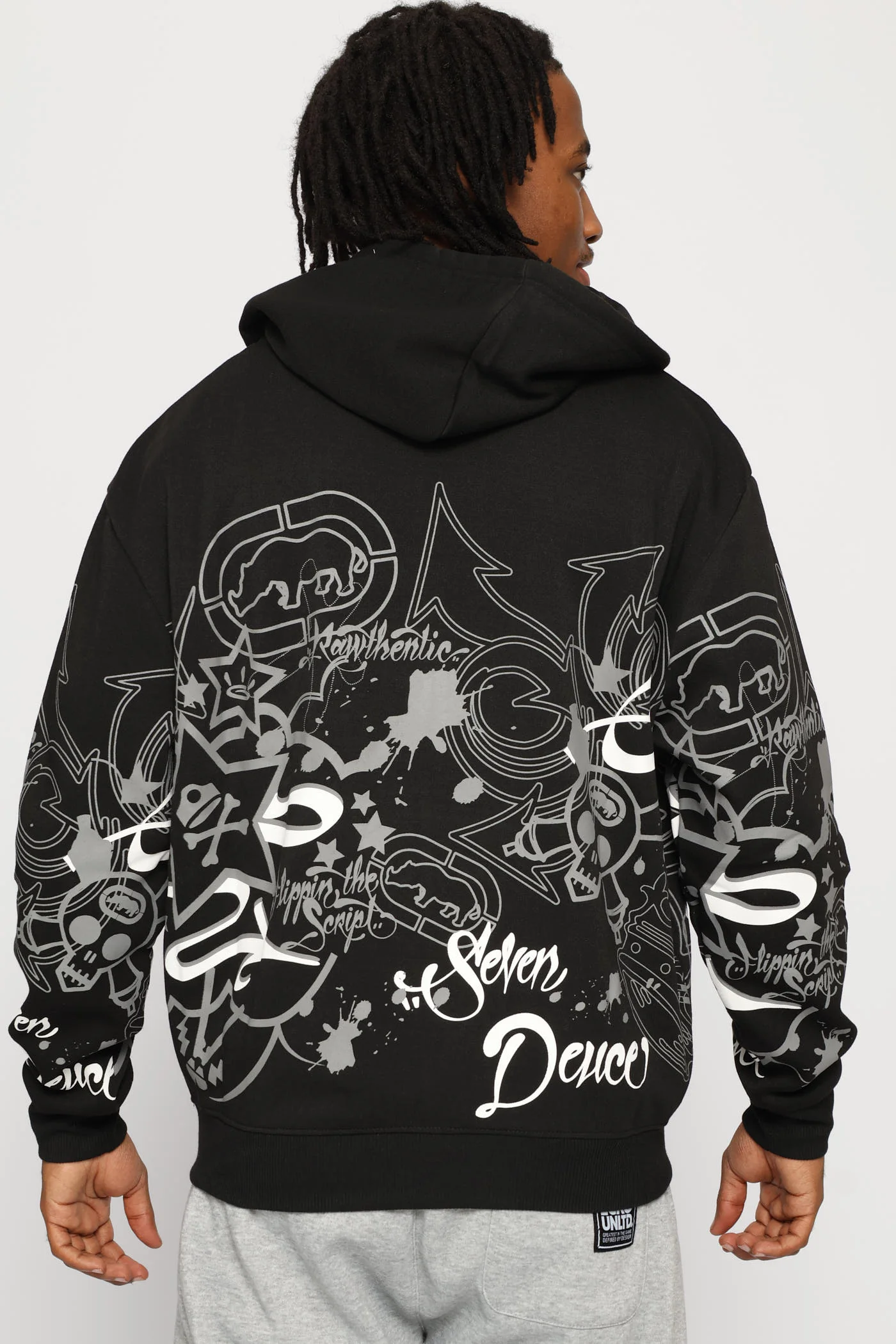 Spray Hoodie - Black - Image 2