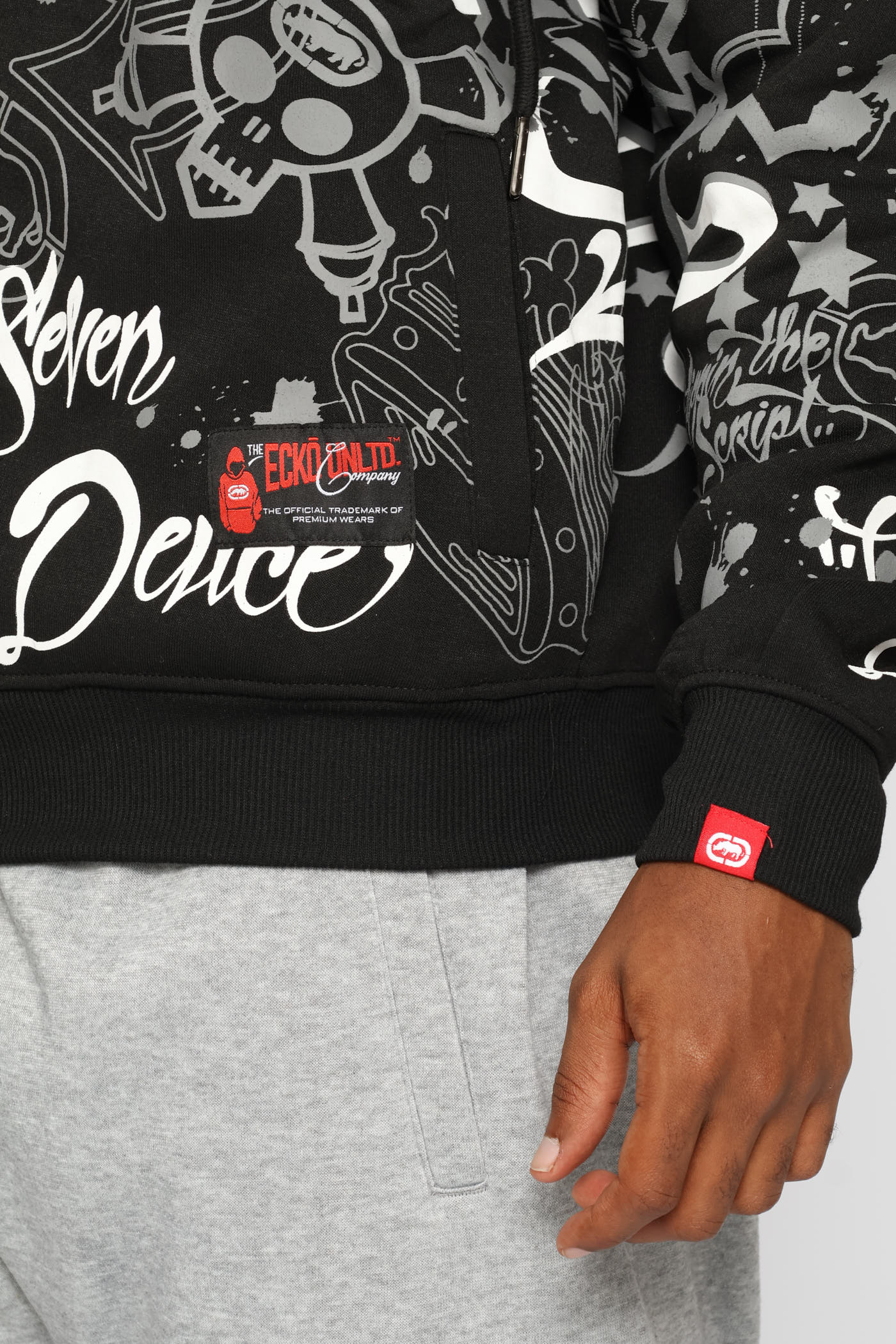 Spray Hoodie - Black - Image 3