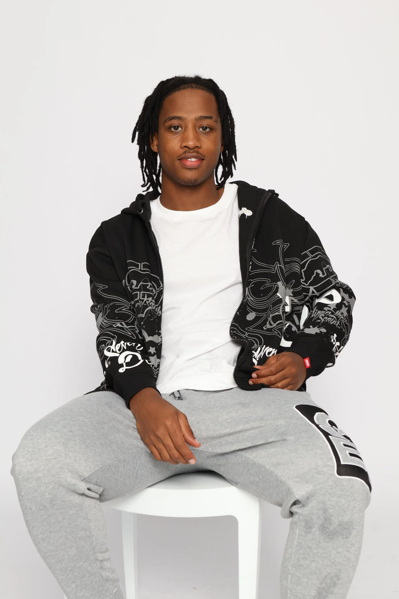 Spray Hoodie - Black - Image 8