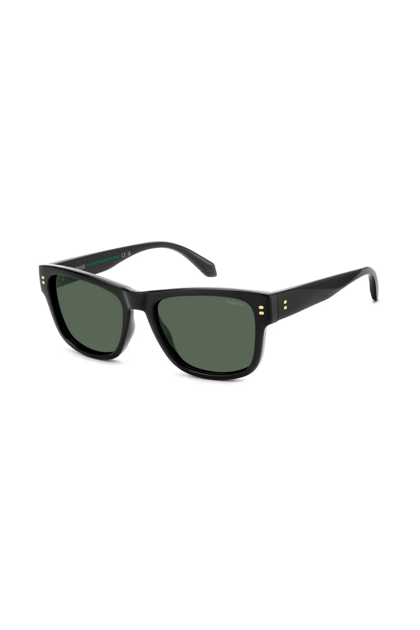 Square Black Frame Green Lens - None - Image 2