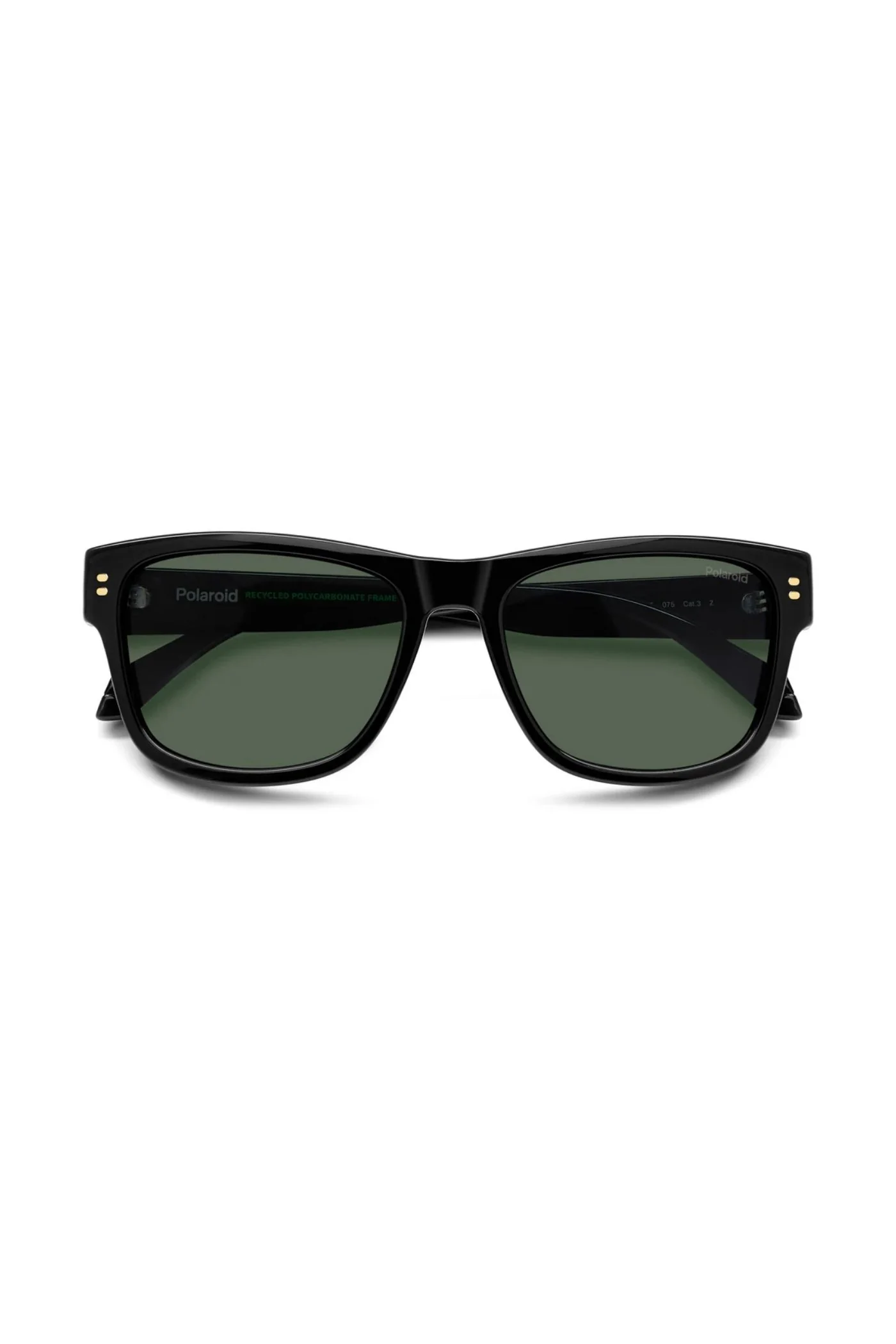 Square Black Frame Green Lens - None - Image 3