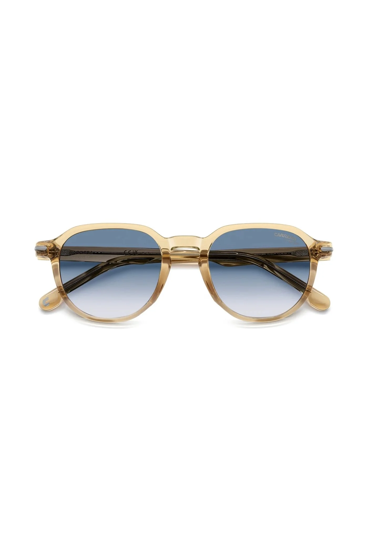 Square Brown Frame Blue Lens - None - Image 3