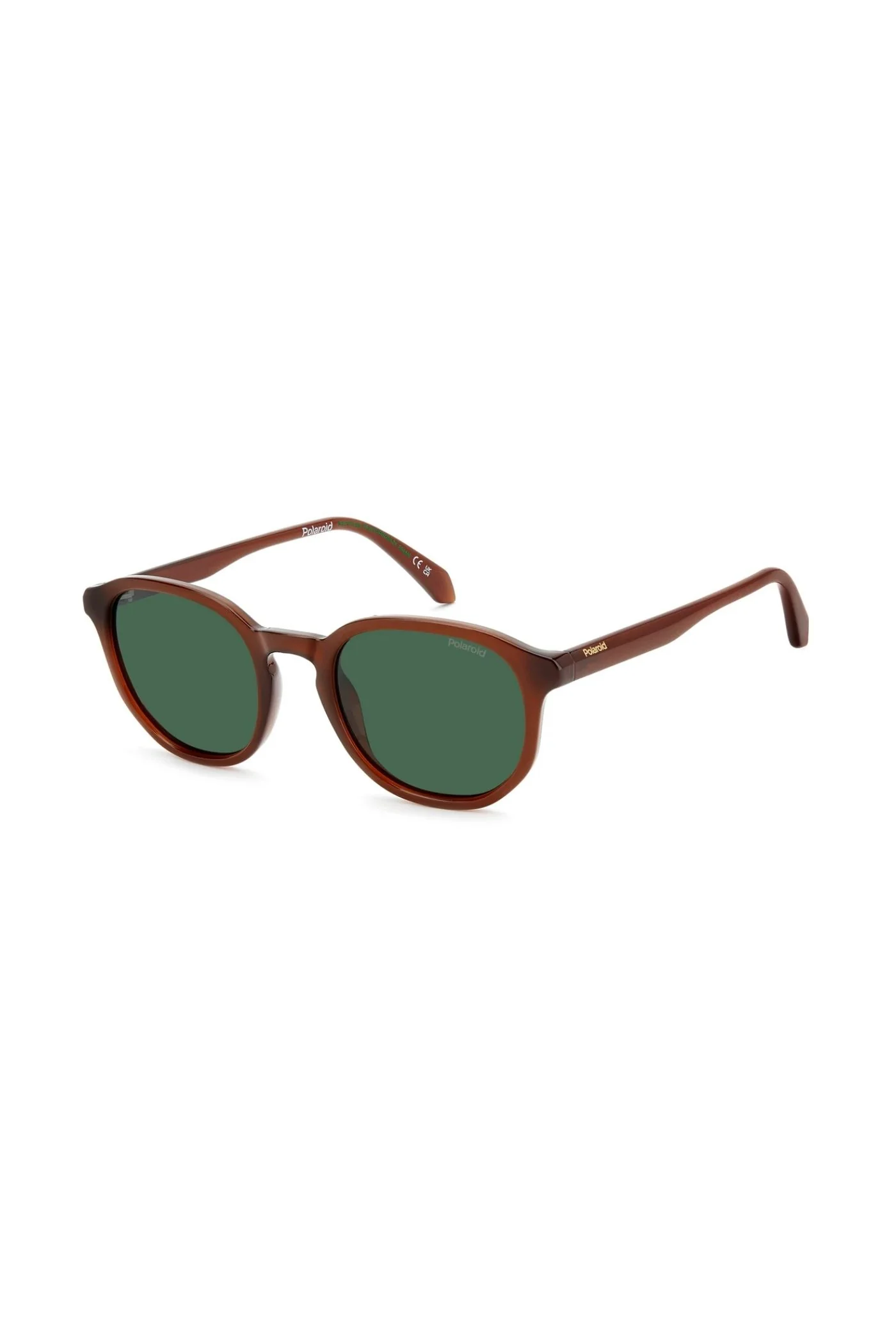 Square Brown Frame Green Lens - None - Image 2